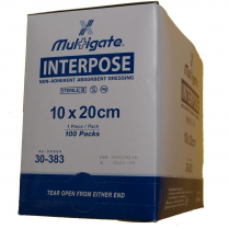 INTERPOSE 10X20CM NON/ADH (30-383)            BOX/100