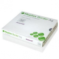 MEPILEX BORDER AG DRESSING 7.5X7.5CM (395200) BOX/5