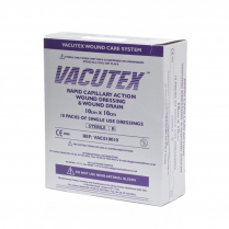 VACUTEX CAPILLARY DRESSING 10X10CM (VAC010010) BOX/10