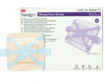 TEGADERM SILICONE FOAM BORDER 10X10CM (90641) BX10