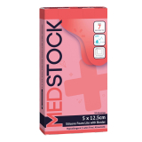 MEDSTOCK SILICONE FOAM LITE BORDER 5X12.5CM BX/10