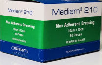 MEDIAM 210 LOW ADHERENT 10X10CM (NAD003) BOX/50