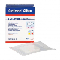 CUTIMED SILTEC FOAM DRESSING 5CMX6CM (7328500) BOX/10