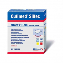CUTIMED SILTEC FOAM DRESSING 10CMX10CM (7328501) BOX/10