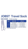 JOBST TRAVEL SOCKS BLACK SIZE #1 (78844-07) PR