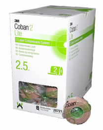 COBAN 2 COMPRESSION LITE LAYER 2.5CMX3.5M (20721) BX/36