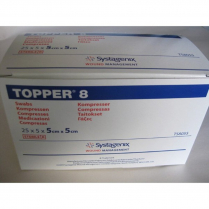 TOPPER 8 GAUZE 5X5CM STERILE (TS8055) BX/25