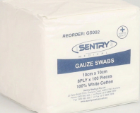 GAUZE SWAB NON STERILE 10X10CM (GS002) PK/100