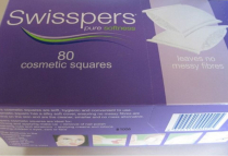 COTTON SQUARE SWISSPERS                  BOX/80