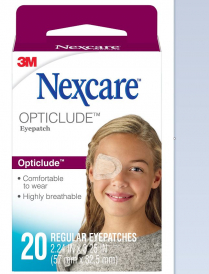 NEXCARE OPTICLUDE EYE PATCH JNR (1537) BOX/20