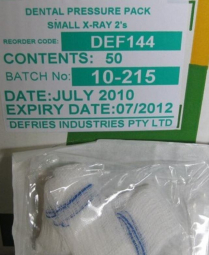 DENTAL PRESSURE PACK X-RAY 2'S (DEF144) BOX/50