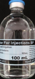 WATER FOR INJECTION VIAL  (INJ077)     100ML