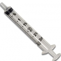 SYRINGE 3ML / 2ML SLIP TIP BD (302204)           BOX/100