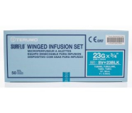 WINGED INFUSION SET 23GX3/4 BLK (1SV*23BLK) BX/50