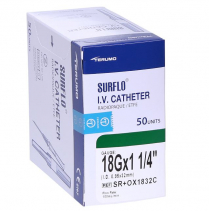 SURFLO IV CATHETER 18GX1.25(OX1832)   BOX/50