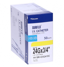 SURFLO IV CATHETER 24GX3/4 (OX2419)    BOX/50
