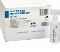 WATER FOR INJECTION BRAUN (3521410) 20ML    BX/20