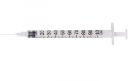 SYRINGE 1ML INSULIN 29GX1/2 (SS*10M2913KA) BOX/100