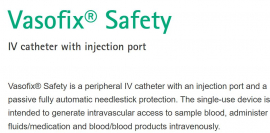 CANNULA VASOFIX SAFETY 22GX1 (9098S-03) BOX/50