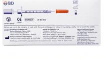 SYRINGE 1ML INSULIN 29G (326110) BX/100