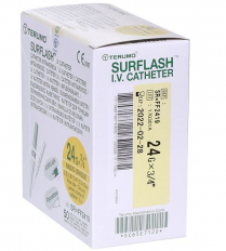 SURFLASH IV CATHETER 24GX3/4 (FF2419)   BOX/50