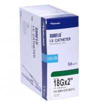 SURFLO IV CATHETER 18GX51MM         EACH