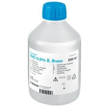 SODIUM CHLORIDE 0.9% IV 500ML BOTTLE  (3521222) BX10