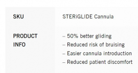 DERMAL FILLER TSK STERIGLIDE 27GX50MM (27050ISG) BOX/20