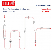 BLOOD ADMIN SET 2 PORT TUTA (32.859H)   BOX/50