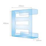 DISPENSER GLOVE 3 TIER CELESTE (DS30) EA