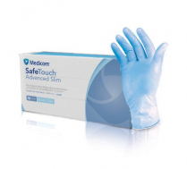 GLOVE ADVANCED SLIM BLU NITRILE XS (1175A) BX/100