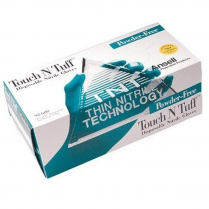 GLOVE NITRILE TOUCH'N'TUFF P/F X-LGE (92-600XL)  BOX/100