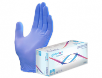 GLOVE NITRILE CELESTE