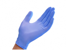 GLOVE NITRILE CELESTE