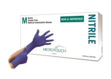 GLOVE NITRILE MICROTOUCH PF XSML (313041060) BX/200