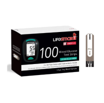 LIFESMART BLOOD GLUCOSE TEST STRIPS   BX/100