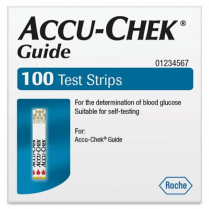 ACCU-CHEK GUIDE TEST STRIPS (07453744020)   BOX/100