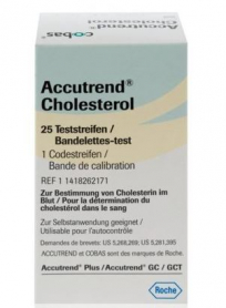 ACCUTREND CHOLESTEROL STRIP (11418262171) BOX/25