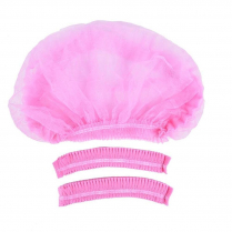 CAP BOUFFANT ROUND WHITE  (250101)    BOX/250