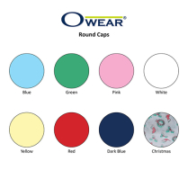 CAP BOUFFANT ROUND XMAS PRINT (RC006X) BOX/250