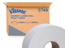 TOILET TISSUE JUMBO 2PLY (5749)           CTN/6