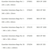 BAG PAPER A/CLAVE GUARDIAN #7 (370075)  CTN/1000