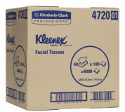 FACIAL TISSUES KLEENEX 100'S (4720)      CTN/48