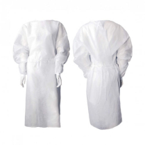GOWN COVER WHITE LARGE (PMD181090)    BOX/40