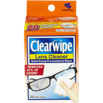 CLEARWIPE LENS CLEANER  (423521)            BOX/20