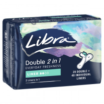 LIBRA LINER FLEXI THIN 2 IN1  PACK/20