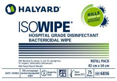 ISOWIPE ISOPROPYL WIPE REFILL (6836)    PACK/75