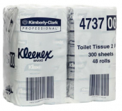 TOILET ROLL KLEENEX 2PLY 300'S (4737)    CTN/48