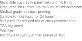 MEDICINE CUP PAPER MEASUREMENT (BIOMEDCUP) CTN2000