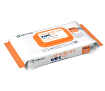 HALYARD 2N1 DISINFECTANT WIPE SOFT PACK (17001) 100'S